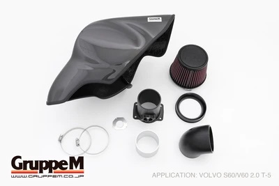 GruppeM 碳纖維進氣 – Volvo V60/V60 T5 2.0T  (2014~2016)